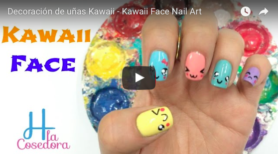 Decoración de uñas Kawaii
