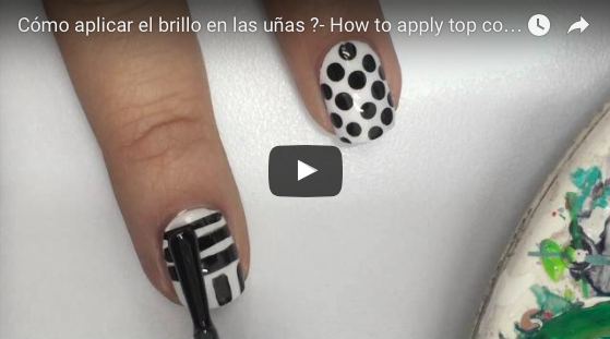 Cómo aplicar el brillo en las uñas ?