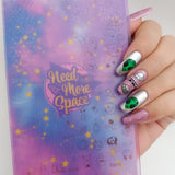 Odisea en el Espacio - hlacosedora - Placa Stamping - Esmalte Stamping - Kit Stamping - cuidado manos - cuidado uñas