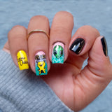 Odisea en el Espacio - hlacosedora - Placa Stamping - Esmalte Stamping - Kit Stamping - cuidado manos - cuidado uñas