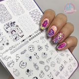 Odisea en el Espacio - hlacosedora - Placa Stamping - Esmalte Stamping - Kit Stamping - cuidado manos - cuidado uñas