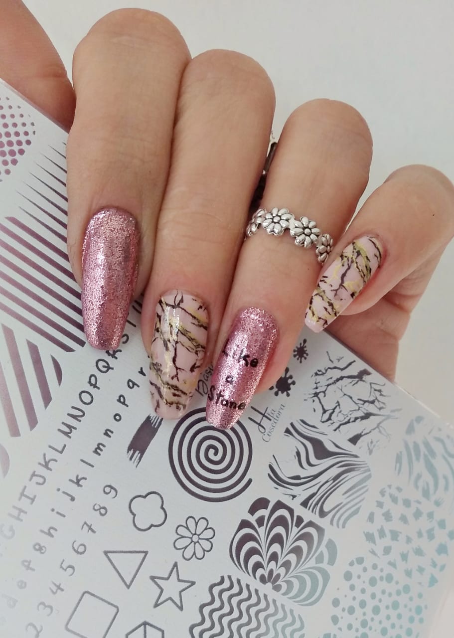 Back to Basics - hlacosedora - Placa Stamping - Esmalte Stamping - Kit Stamping