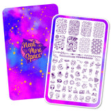 Odisea en el Espacio - hlacosedora - Placa Stamping - Esmalte Stamping - Kit Stamping - cuidado manos - cuidado uñas